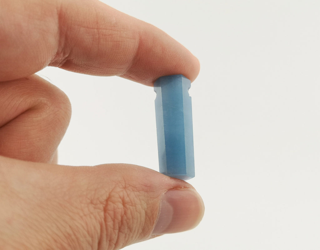 Aquamarin Kristall-Anhänger 33,5 ct – gebohrt, AAA Qualität aus Brasilien – Bild 8
