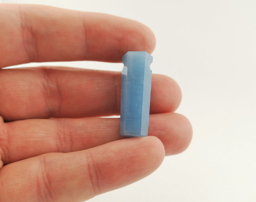 Aquamarin Kristall-Anhänger 33,5 ct – gebohrt, AAA Qualität aus Brasilien – Bild 9