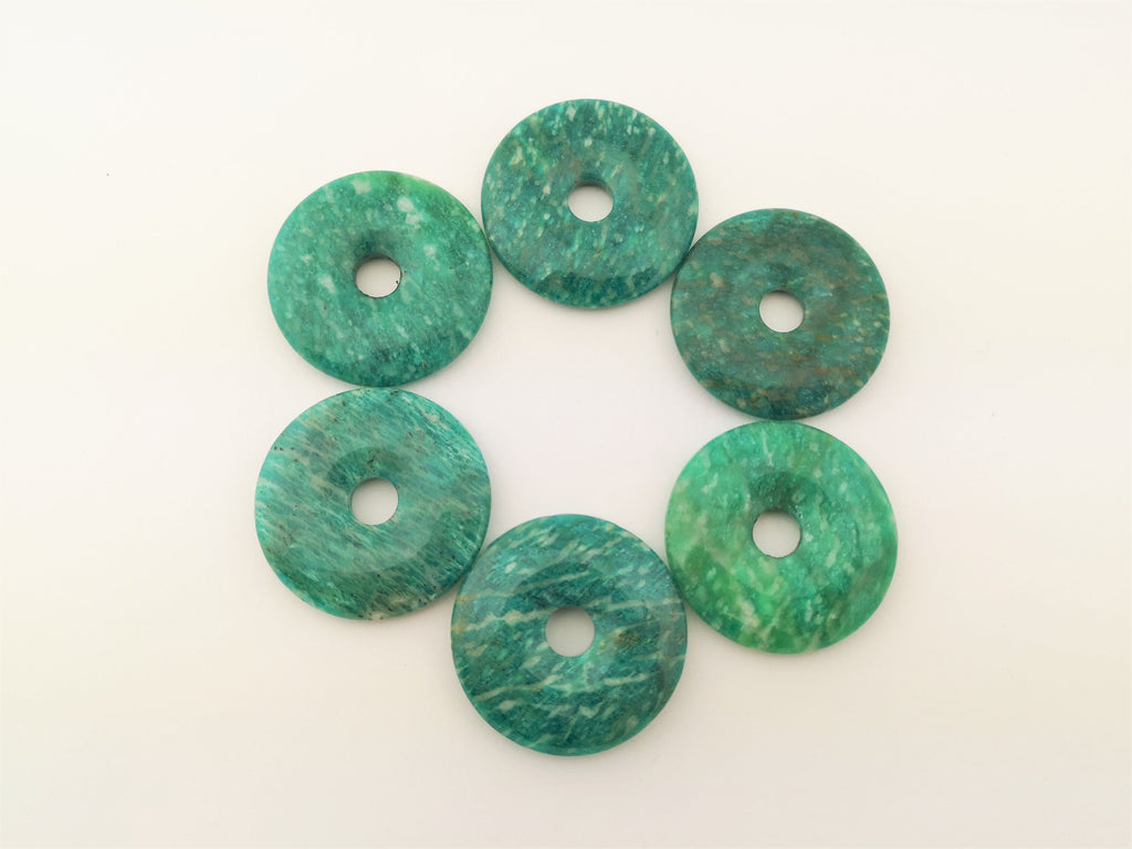 Amazonit Donuts 40 mm – Hauptbild