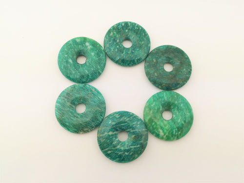 Amazonit Donuts 40 mm – Hauptbild