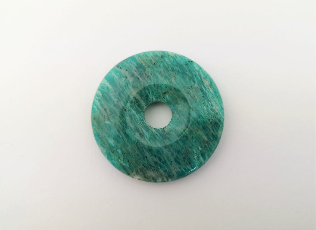 Amazonit Donuts 40 mm – Beispielansicht