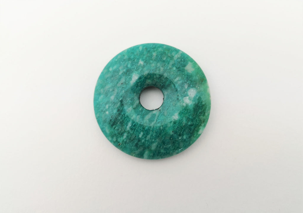 Amazonit Donuts 40 mm – Beispielansicht