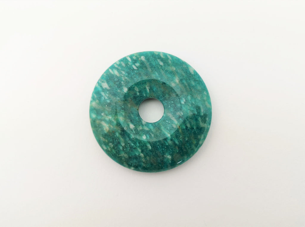 Amazonit Donuts 40 mm – Beispielansicht