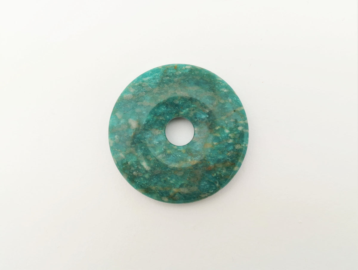 Amazonit Donuts 40 mm – Beispielansicht