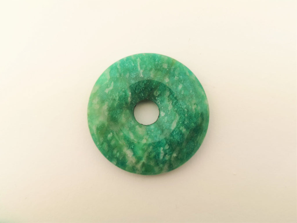 Amazonit Donuts 40 mm – Beispielansicht
