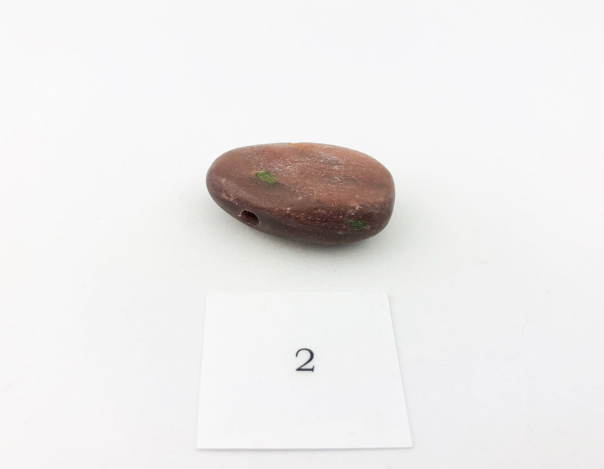 Andalusit Anhänger gebohrt – rotbrauner Naturstein, ca. 31 × 19 mm – Bild 7