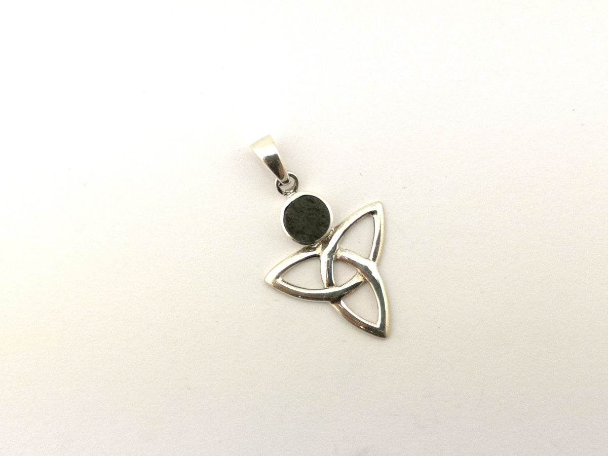 Moldavit Anhänger 14,2 ct – echter Rohstein aus Tschechien – 925 Silber – Bild 5