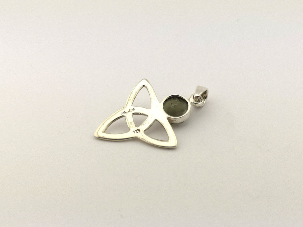 Moldavit Anhänger 14,2 ct – echter Rohstein aus Tschechien – 925 Silber – Bild 6