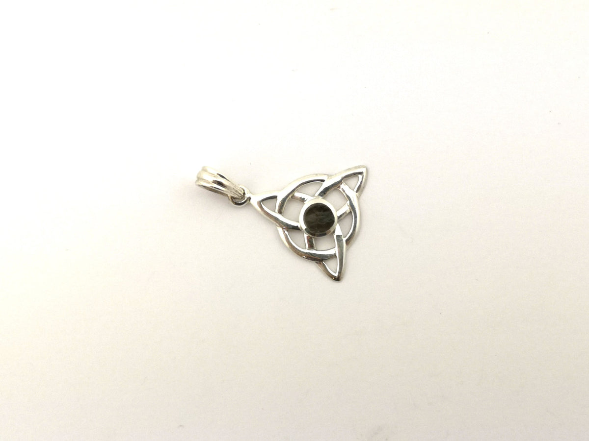 Moldavit Anhänger 12,7 ct – echter Rohstein aus Tschechien – 925 Silber – Bild 4