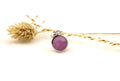 Kunzit Anhänger 925 Silber – natürlicher rosa-violetter Edelstein AA – Bild 1