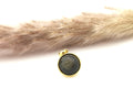 Goldobsidian Anhänger 925 Silber vergoldet – facettierter Naturstein – Bild 1