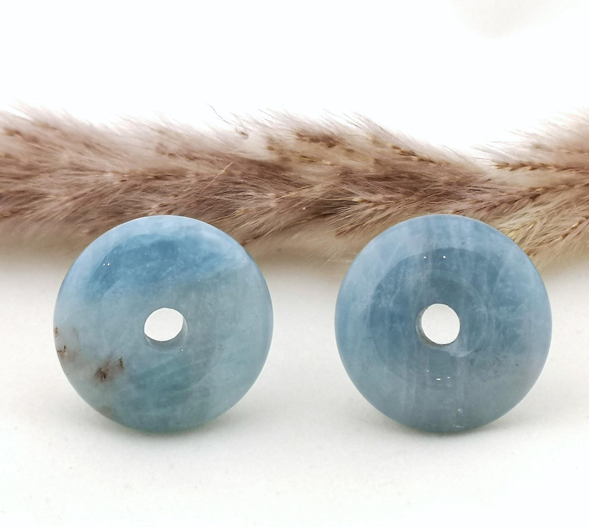 Aquamarin Donuts 28 mm – Hauptbild