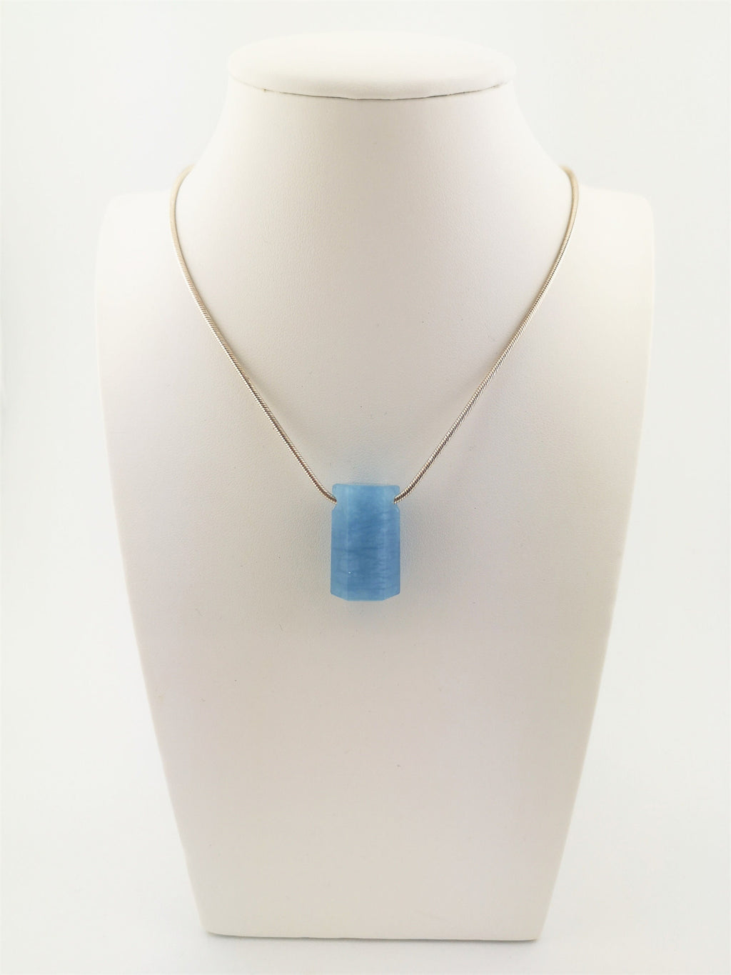 Aquamarin Kristall-Anhänger 44 ct – gebohrt, AAA Qualität aus Brasilien – Ansicht 2