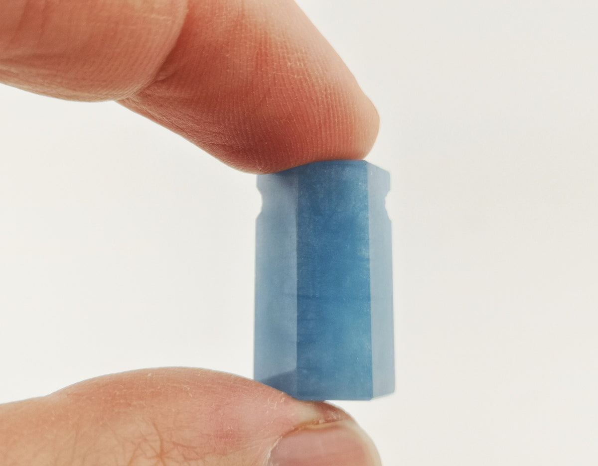 Aquamarin Kristall-Anhänger 44 ct – gebohrt, AAA Qualität aus Brasilien – Ansicht 8
