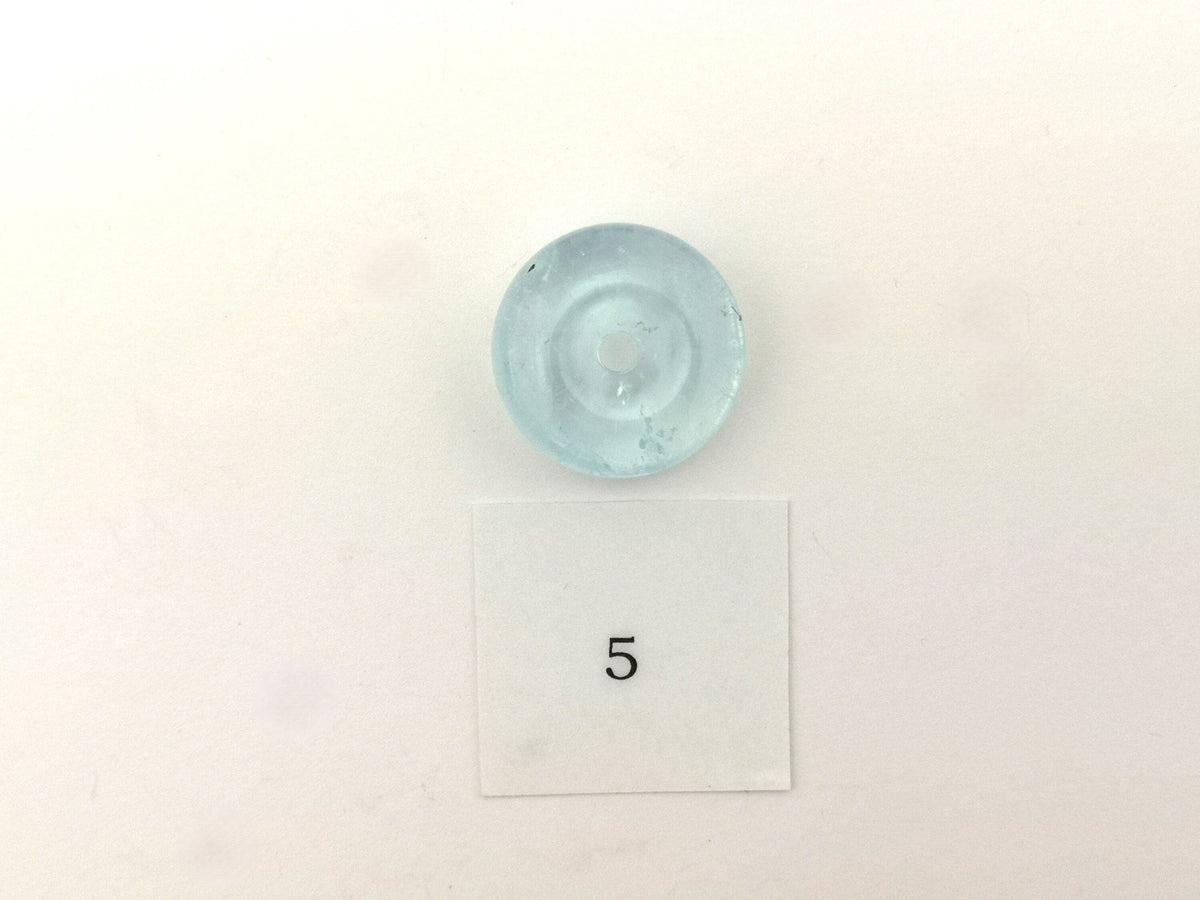 Aquamarin Mini-Donut Nr. 5