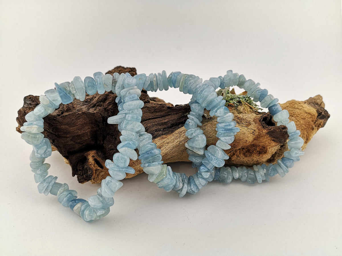 Aquamarin Splitterarmband – Bild 2