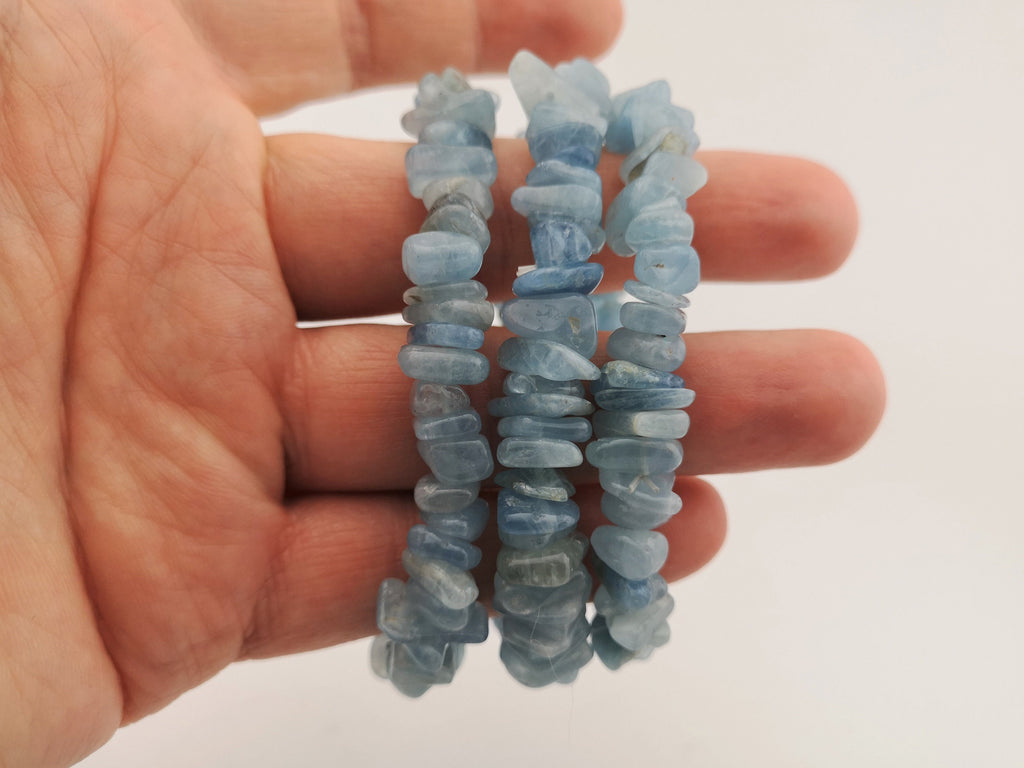 Aquamarin Splitterarmband – Bild 3