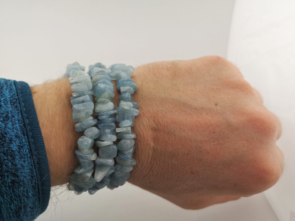 Aquamarin Splitterarmband – Bild 4