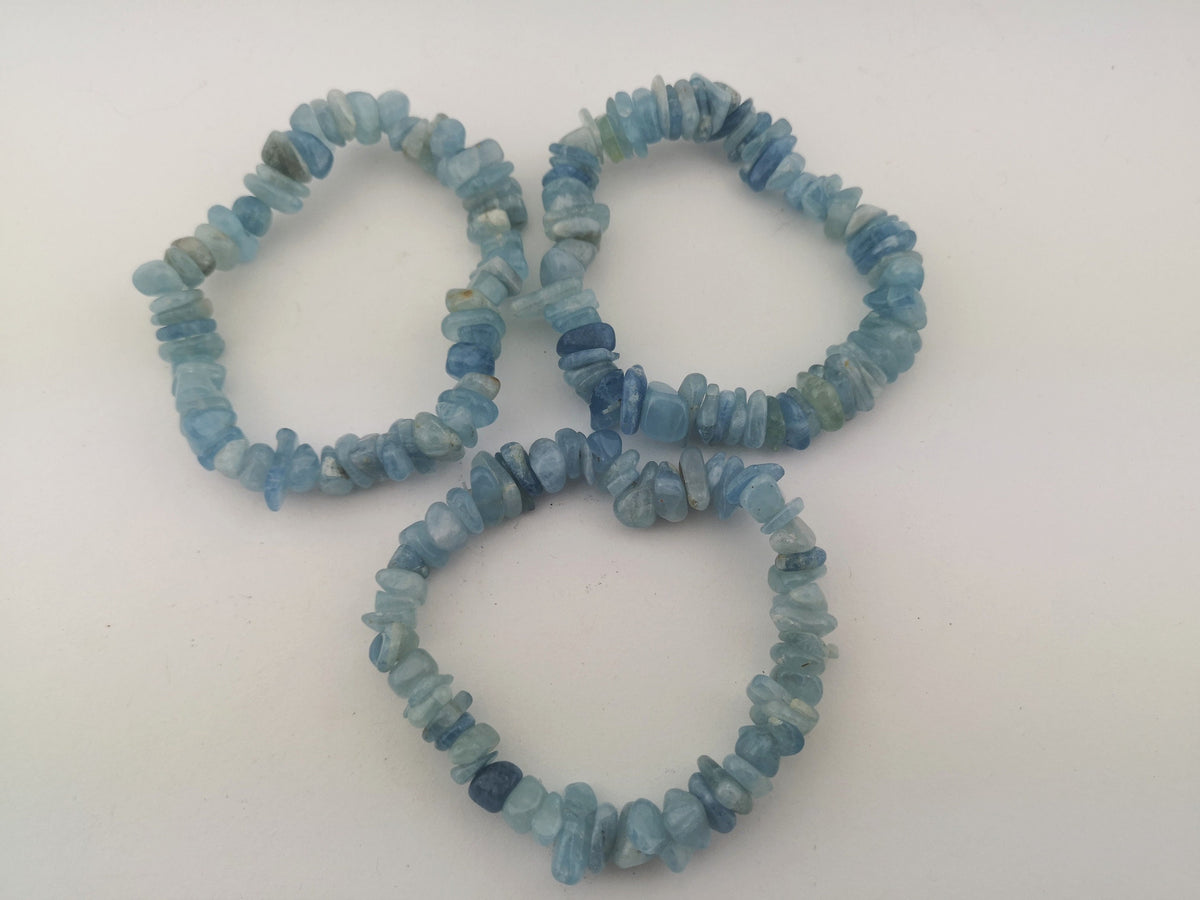 Aquamarin Splitterarmband – Bild 6