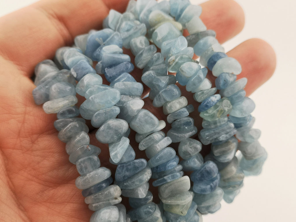 Aquamarin Splitterarmband – Bild 8