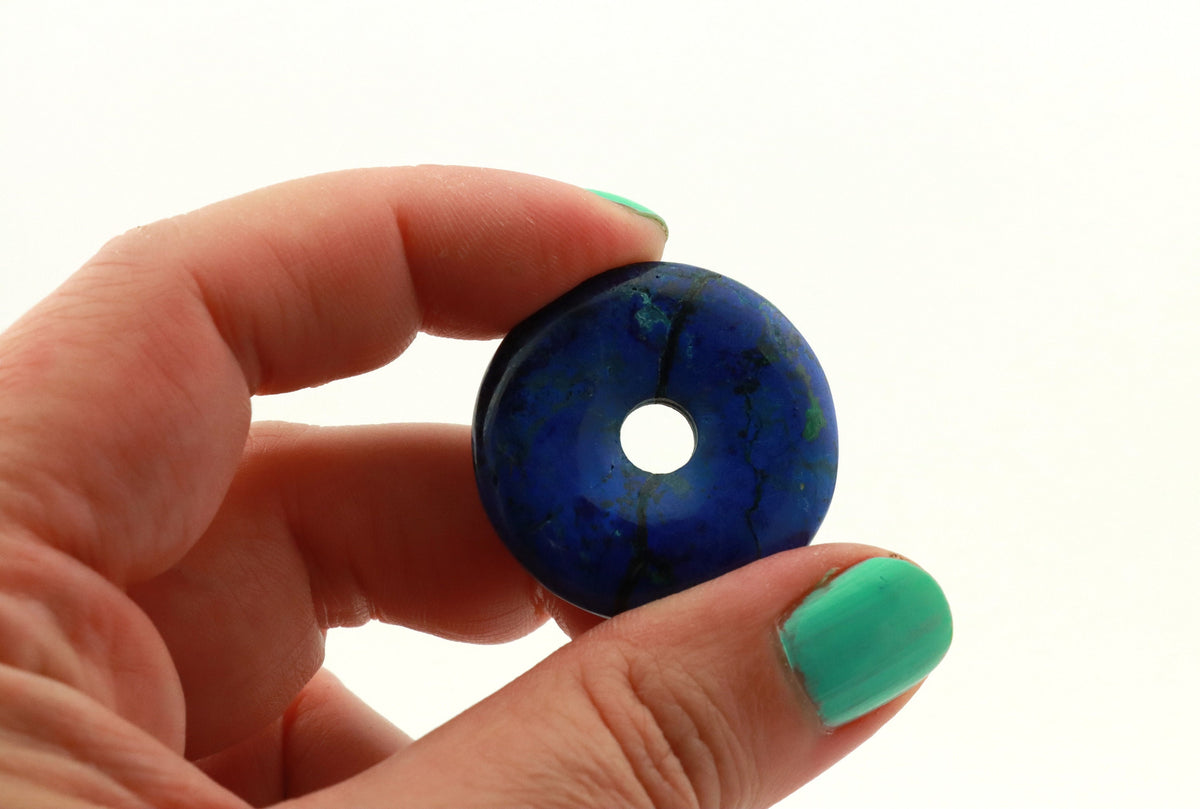 Azurit Donut 30 mm – Größenansicht