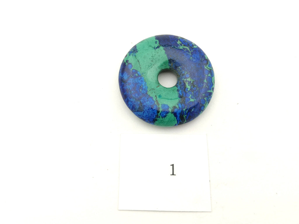 Azurit-Malachit Donut Nr. 1