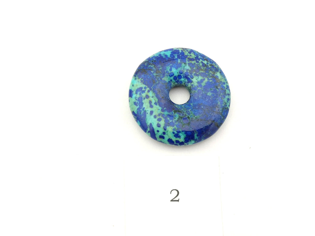 Azurit-Malachit Donut Nr. 2