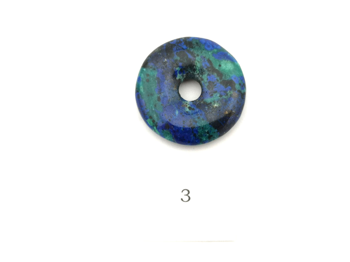 Azurit-Malachit Donut Nr. 3