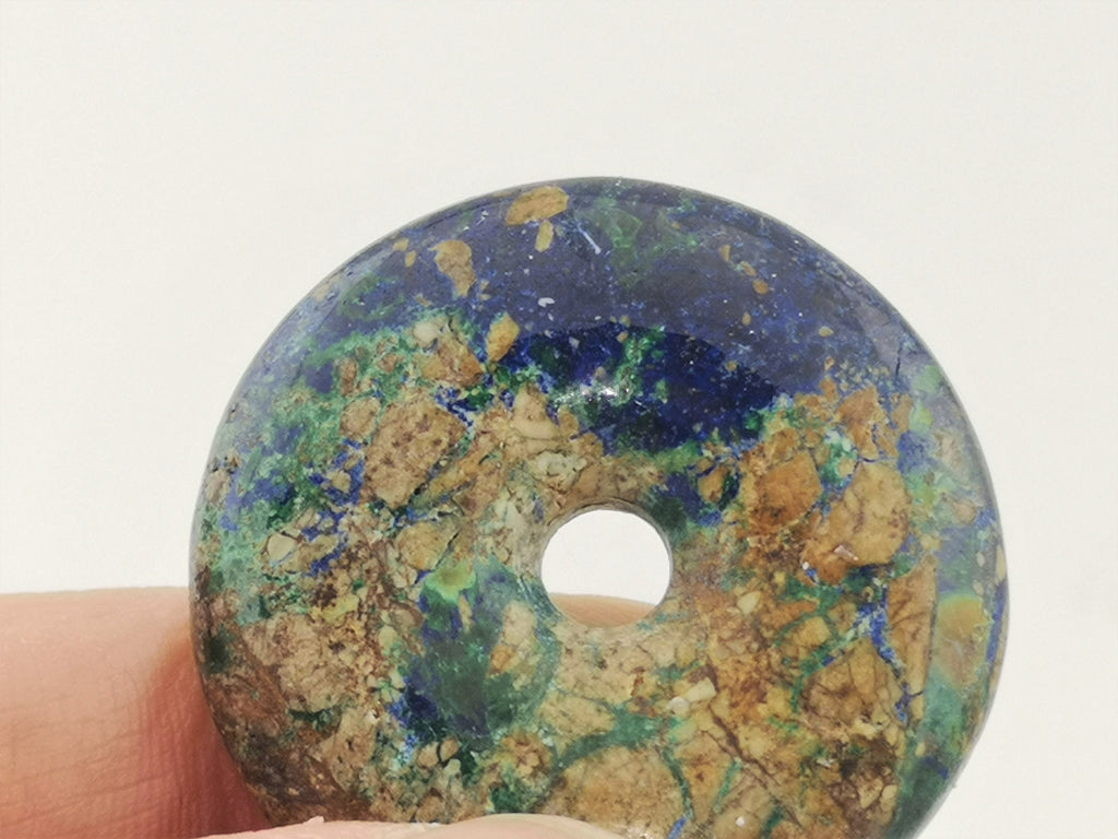 Azurit-Malachit Donut 35 mm – Ansicht 7