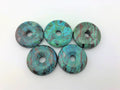 Chrysokoll Donuts 30 mm – Hauptbild