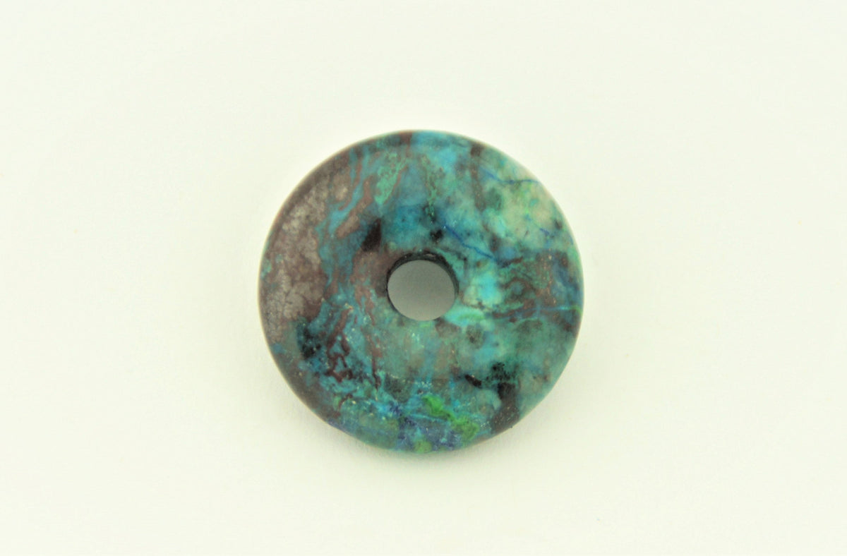 Chrysokoll Donut 30 mm – Ansicht 4