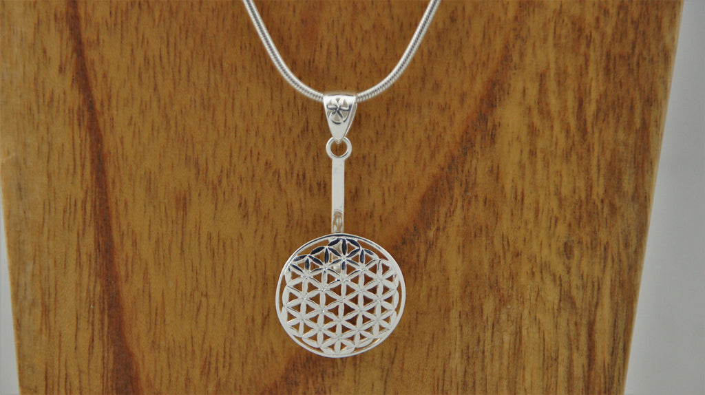 925 Silber Donuthalter Blume des Lebens – für 40 mm Donut, 41 mm – Bild 6