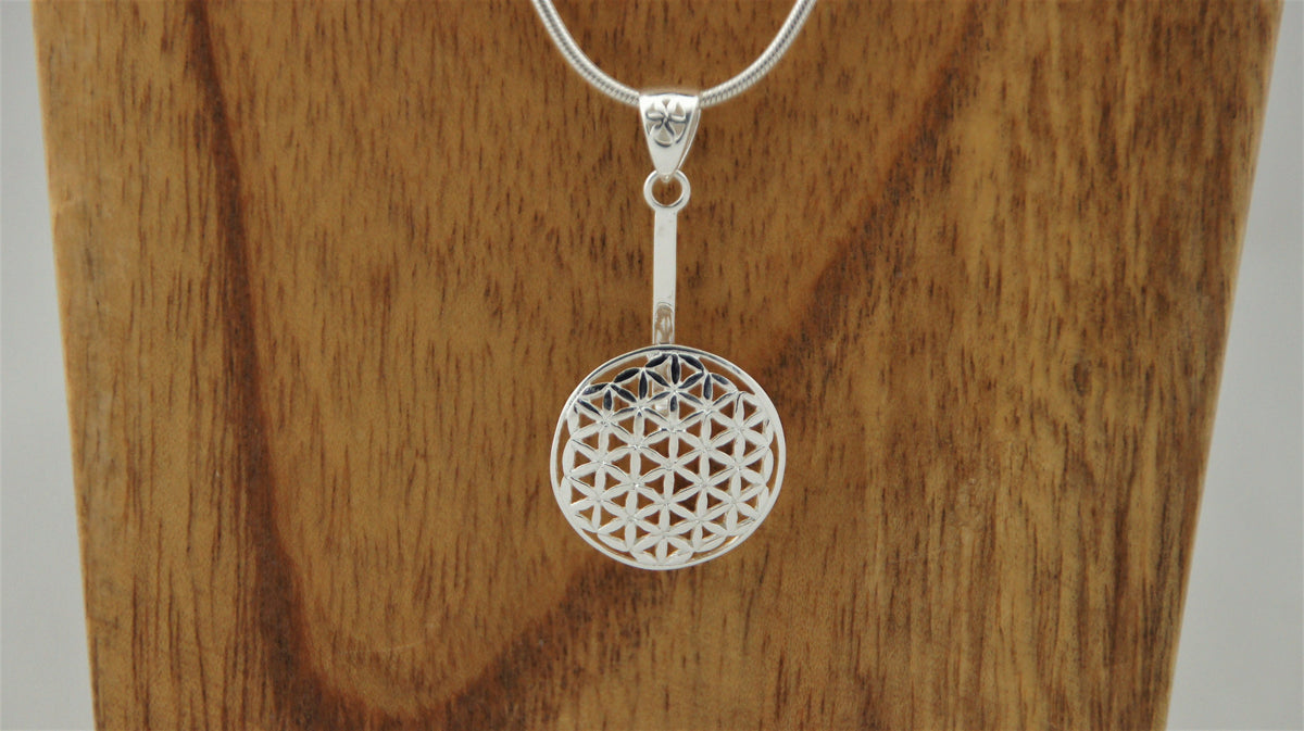925 Silber Donuthalter Blume des Lebens – für 40 mm Donut, 41 mm – Bild 7