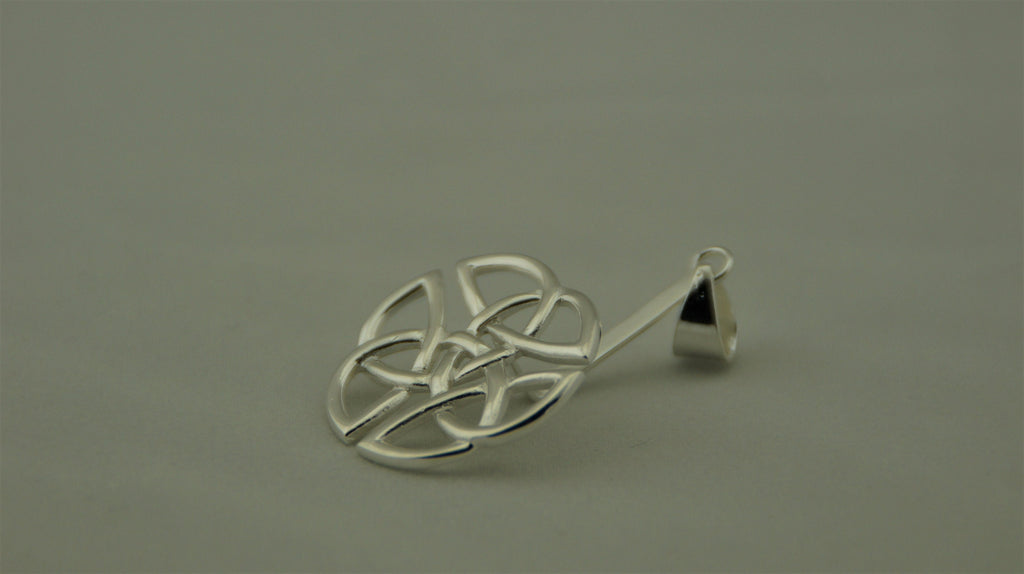 925 Silber Donuthalter Keltischer Knoten – für 40 mm Donut, 43 mm – Bild 3