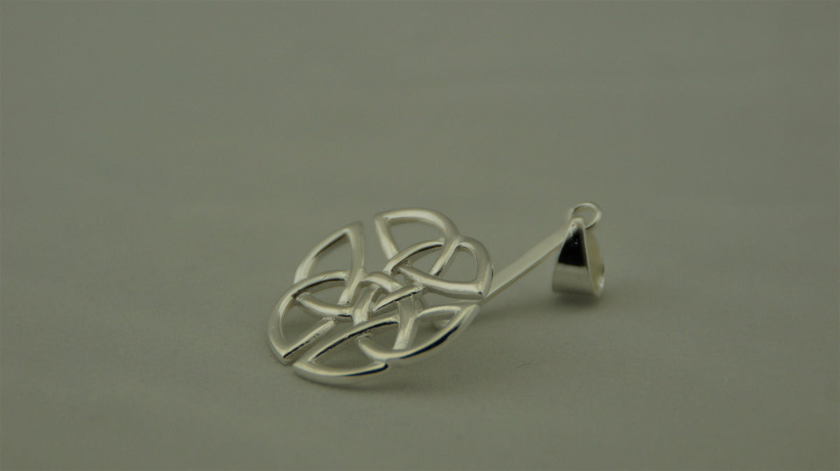 925 Silber Donuthalter Keltischer Knoten – für 40 mm Donut, 43 mm – Bild 3