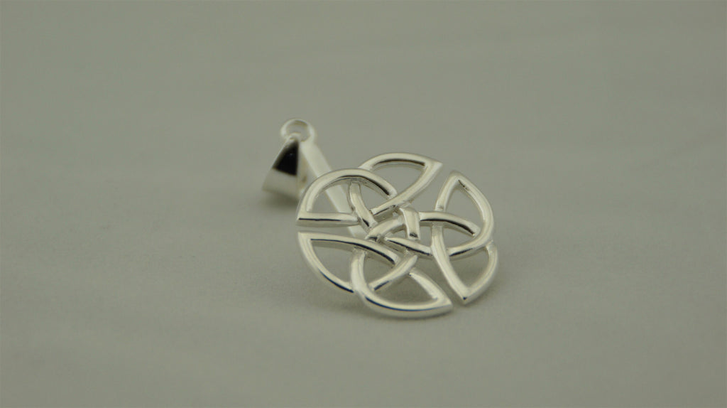 925 Silber Donuthalter Keltischer Knoten – für 40 mm Donut, 43 mm – Bild 4