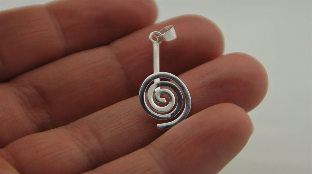 925 Silber Donuthalter Spirale – für 30 mm Donut, 34 mm – Bild 3