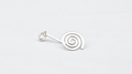 925 Silber Donuthalter Spirale 30 mm – helles Hauptbild
