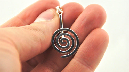 925 Silber Donuthalter Spirale – für 40 mm Donut, 40 mm – Bild 2