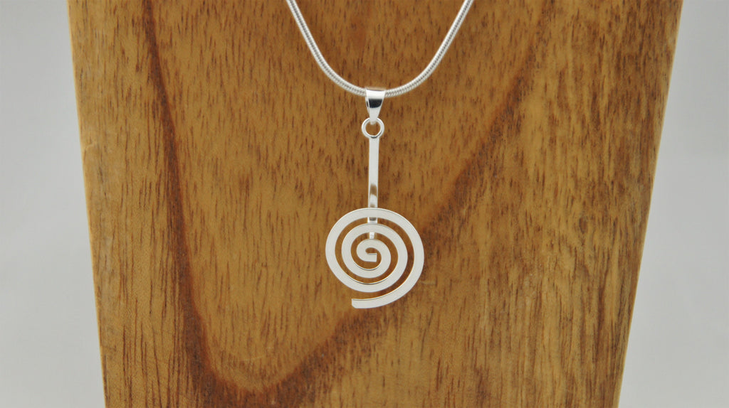 925 Silber Donuthalter Spirale – für 40 mm Donut, 40 mm – Bild 4