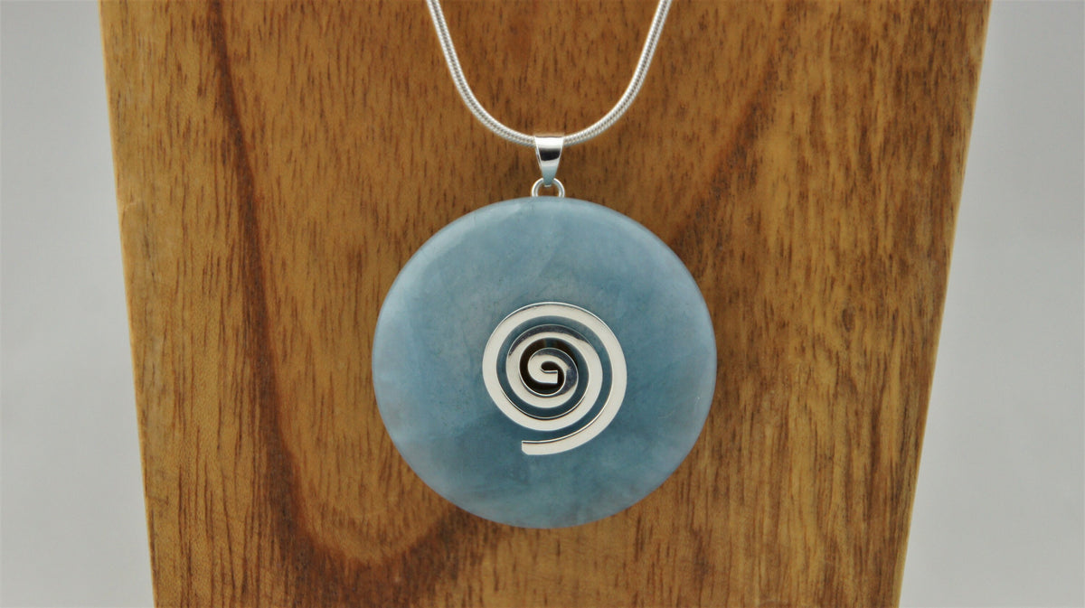 925 Silber Donuthalter Spirale – für 40 mm Donut, 40 mm – Bild 7