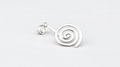 925 Silber Donuthalter Spirale 40 mm – helles Hauptbild