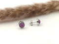 Phosphosiderit Ohrstecker – rhodiniertes 925 Silber – Bild 1