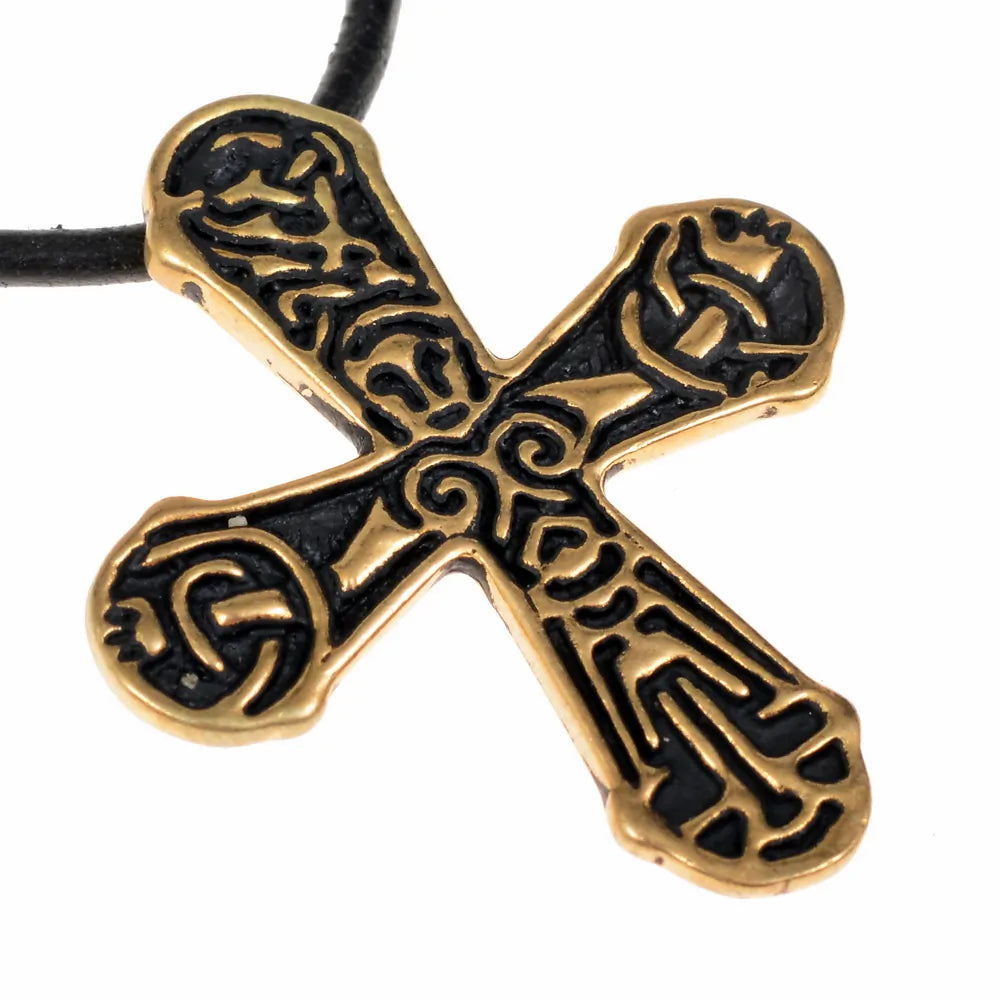 Gåtebo-Kreuz Anhänger aus Bronze