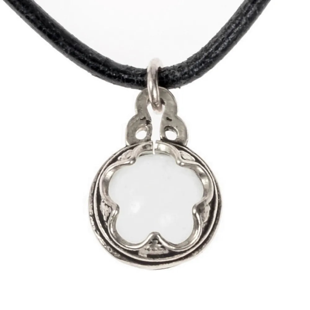 Gotland-Sphäre Wikinger-Anhänger Mini aus versilberter Bronze