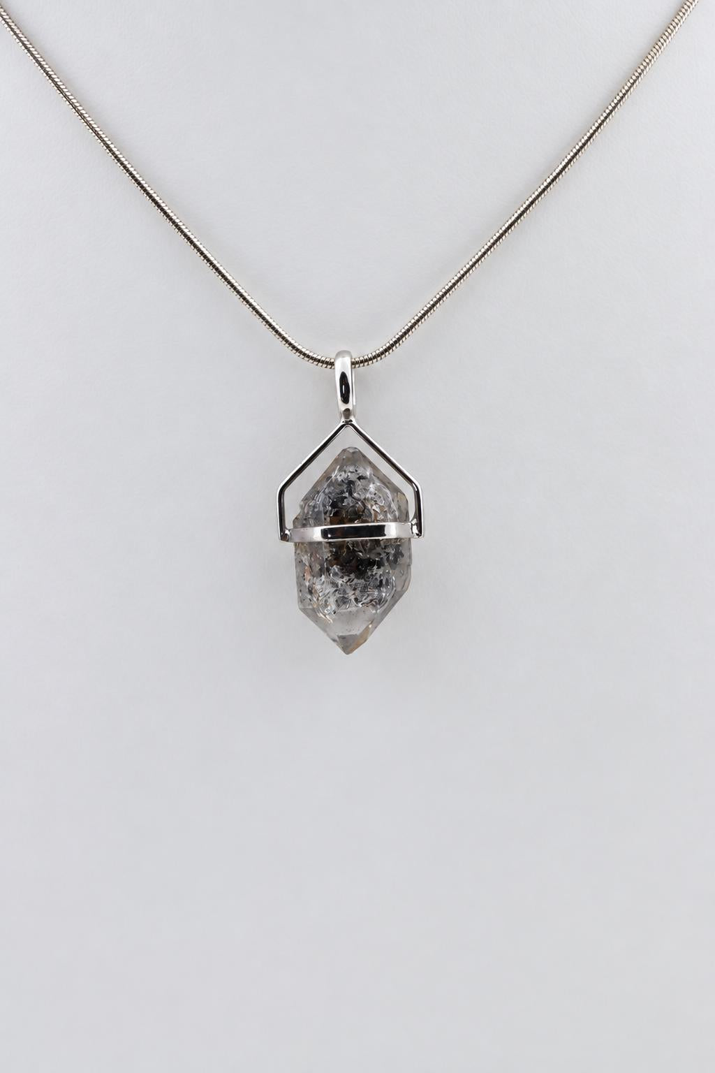Herkimer-Diamant Bergkristall Anhänger – Hauptbild