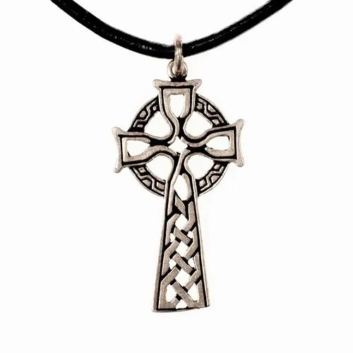Versilberter Keltenkreuz Anhänger