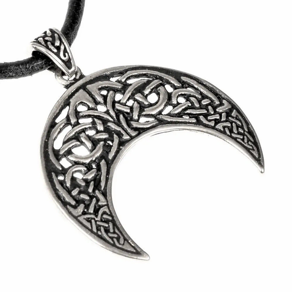 Keltisches Lunitsa-Amulett aus versilberter Bronze