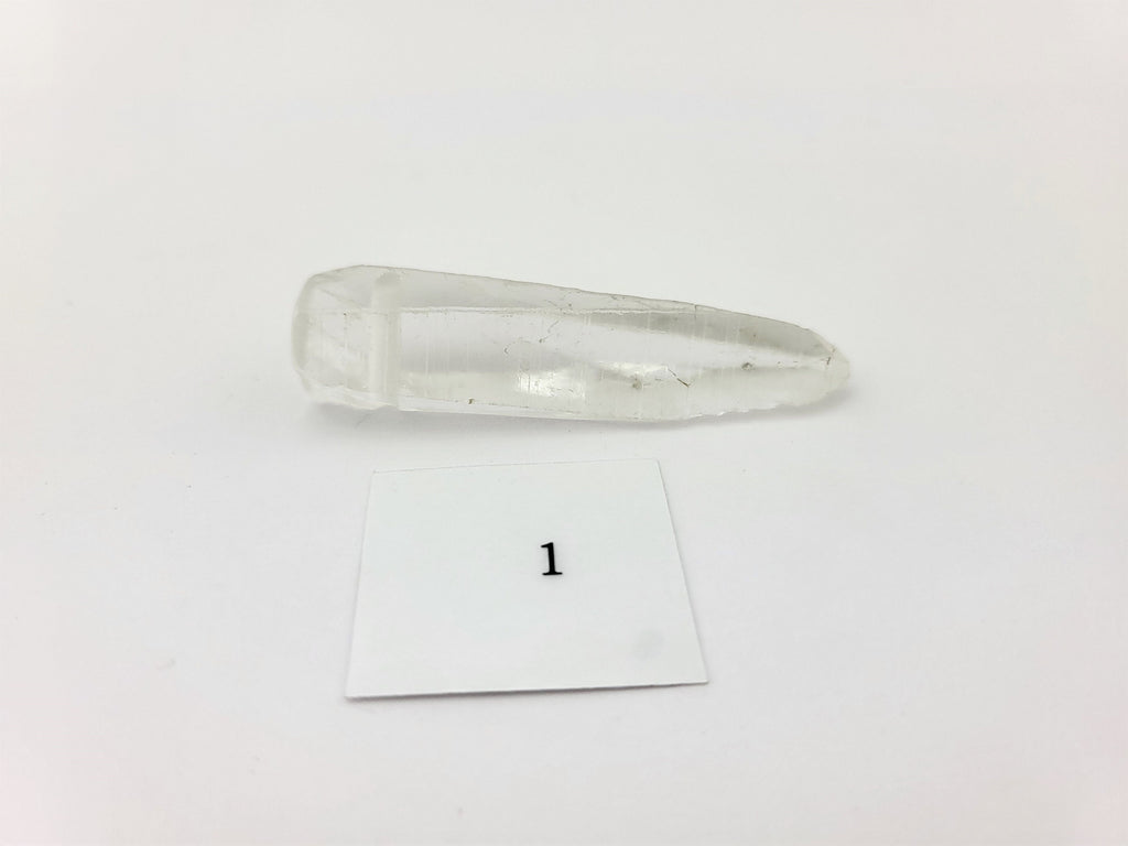 Lemurian Seed Anhänger – gebohrte Bergkristall-Naturspitze aus Brasilien – Bild 2