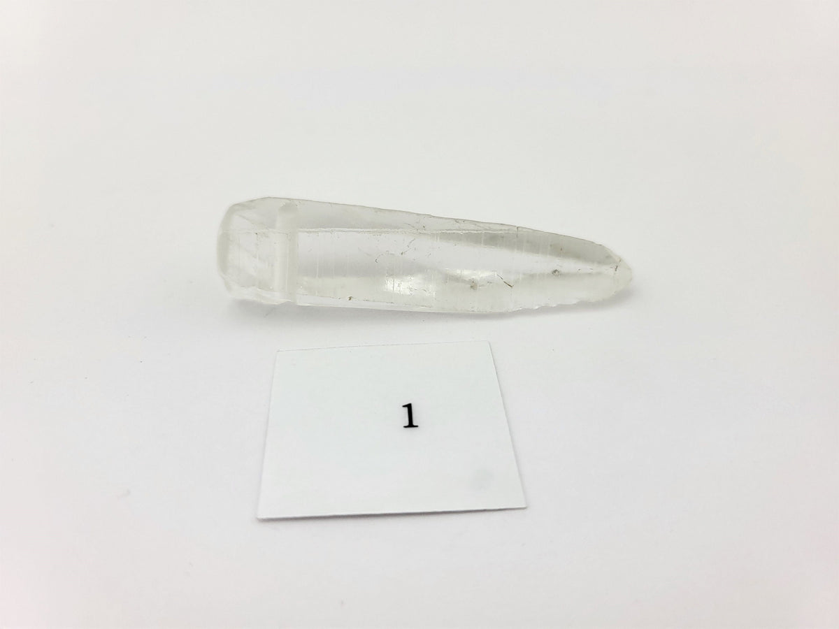 Lemurian Seed Anhänger – gebohrte Bergkristall-Naturspitze aus Brasilien – Bild 2